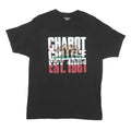 CHAMPION Mens Black Chabot College Graphic T-Shirt L Short Sleeve Crew Neck