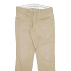 POLO RALPH LAUREN Mens Regular Fit Beige Cotton Blend Trousers W34 L34 Casual