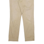 POLO RALPH LAUREN Mens Regular Fit Beige Cotton Blend Trousers W34 L34 Casual