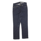 DKNY Womens Jeans Blue Slim Skinny Denim Dark W28 L27 Stylish Zip Closure