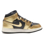 AIR JORDAN High Top Trainers Gold Synthetic Womens UK 4