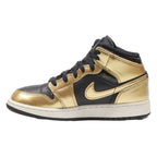 AIR JORDAN High Top Trainers Gold Synthetic Womens UK 4