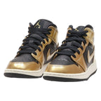 AIR JORDAN High Top Trainers Gold Synthetic Womens UK 4