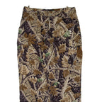 PRESTIGE Woodland Camo Cargo Mens Trousers Green Regular Straight W34 L29