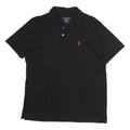 U.S. POLO ASSN Mens Black Polo Shirt Short Sleeve Plain M Classic Cotton Top