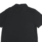 U.S. POLO ASSN Mens Black Polo Shirt Short Sleeve Plain M Classic Cotton Top