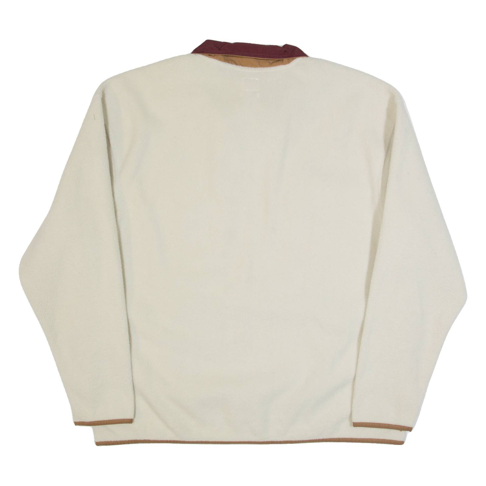 LEVI'S Relaxed Fit Womens Fleece Jacket Cream L