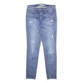 KAREN MILLEN Womens Jeans Blue Slim Skinny Denim Medium W30 L31 Stretch Zip