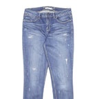KAREN MILLEN Womens Jeans Blue Slim Skinny Denim Medium W30 L31 Stretch Zip
