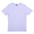 ELLESSE Womens Lilac Cotton Blend T-Shirt UK 12 Short Sleeve Crew Neck Casual