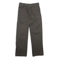DICKIES Mens Polyester Blend Black Classic Straight Trousers W29 L32 Workwear