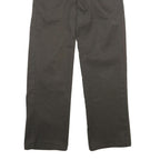 DICKIES Mens Polyester Blend Black Classic Straight Trousers W29 L32 Workwear