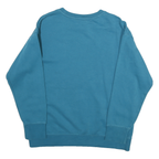 NIKE Womens Blue Crew Neck XL Sweatshirt Cotton Blend Casual Pullover