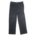 DICKIES Workwear Mens Twill Trousers Black Slim Straight W30 L30