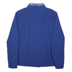 TOMMY HILFIGER Mens Blue XL Jacket Polyester Plain Zip Lightweight Casual