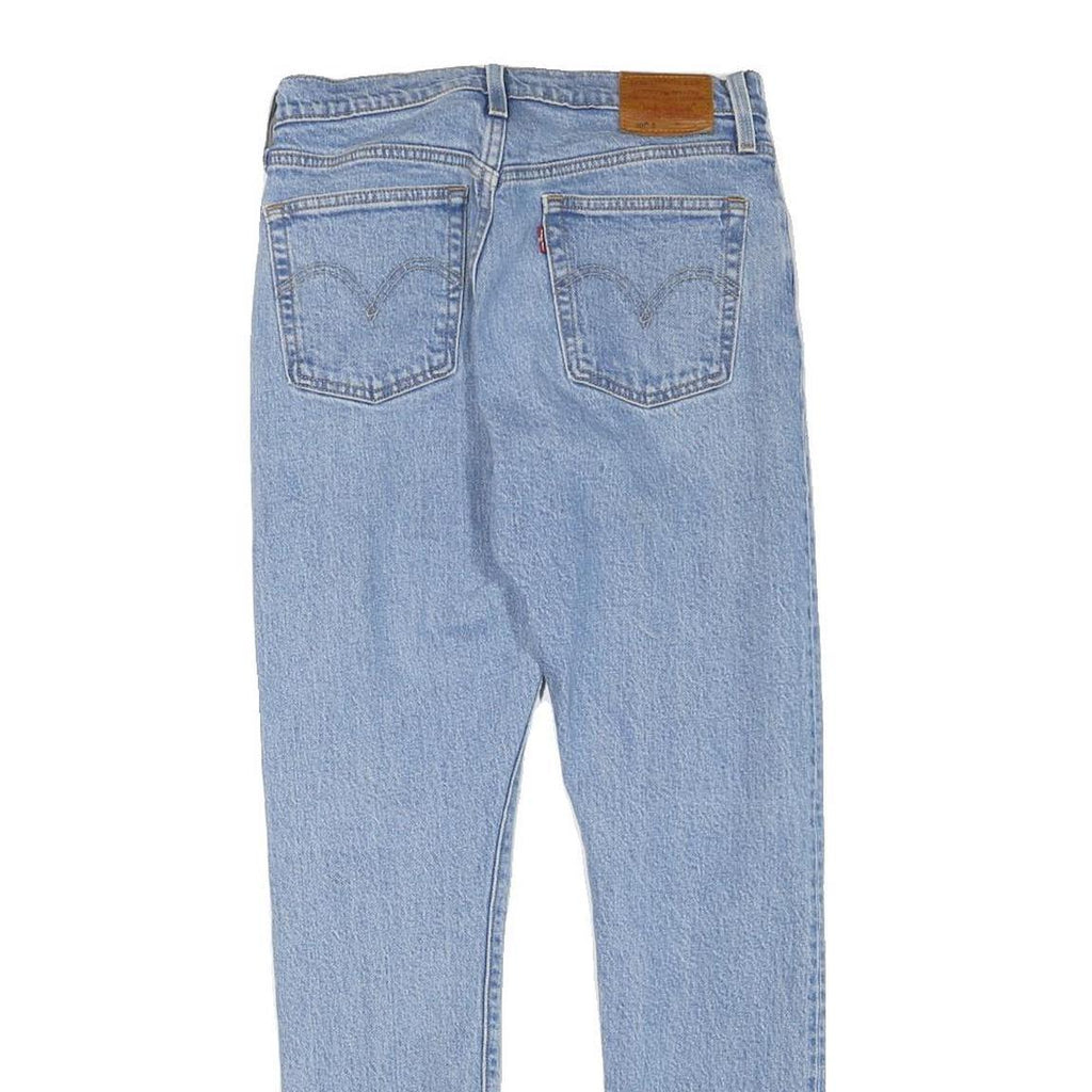 LEVI'S 501S Womens Jeans Blue Regular Straight Denim Medium W27 L28 Classic Fit