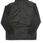 TRUE RELIGION Womens Black Zip Hooded Polyester Jacket L Sportswear