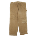 CARHARTT Mens Cotton Blend Beige Regular Straight Trousers W40 L30 Workwear