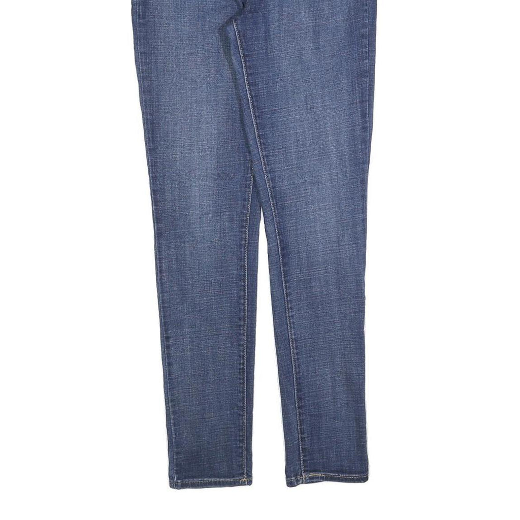 LEVI'S 721 Womens Jeans Blue Slim Skinny Denim Medium W28 L30 Stretch Zip