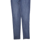 LEVI'S 721 Womens Jeans Blue Slim Skinny Denim Medium W28 L30 Stretch Zip