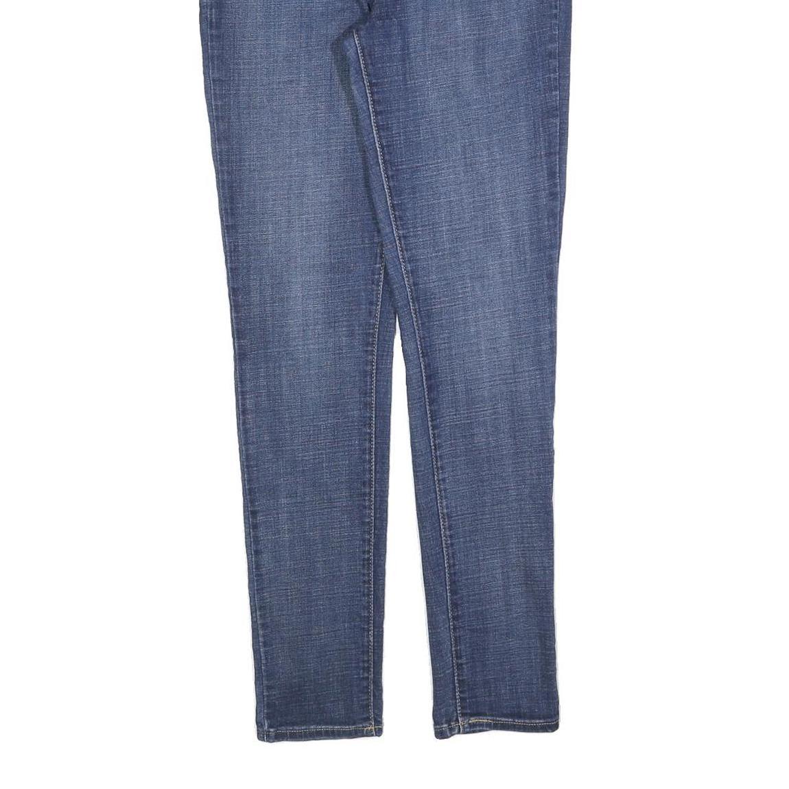 LEVI'S 721 Womens Jeans Blue Slim Skinny Denim Medium W28 L30 Stretch Zip