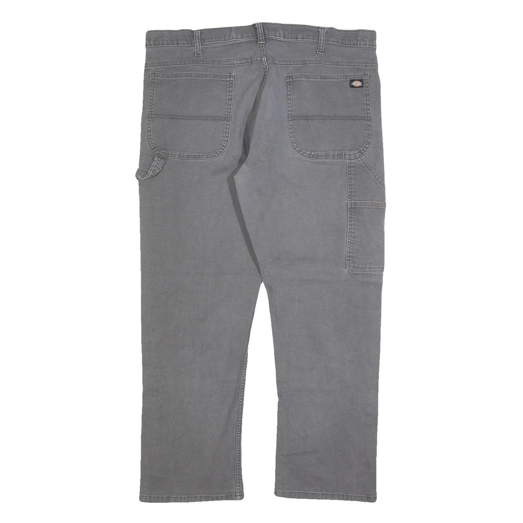DICKIES Mens Regular Fit Straight Leg Denim Grey Jeans W40 L30 Durable Workwear