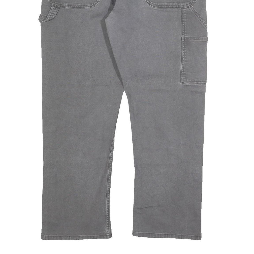 DICKIES Mens Regular Fit Straight Leg Denim Grey Jeans W40 L30 Durable Workwear