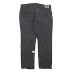 DICKIES Mens Cotton Blend Black Regular Straight Trousers W36 L30 Workwear