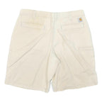 CARHARTT Mens Shorts Beige Relaxed Fit Casual L W36 Durable Cotton Blend