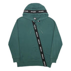 IVY PARK Womens Green Hoodie Pullover S Cotton Blend Logo Print