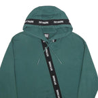 IVY PARK Womens Green Hoodie Pullover S Cotton Blend Logo Print