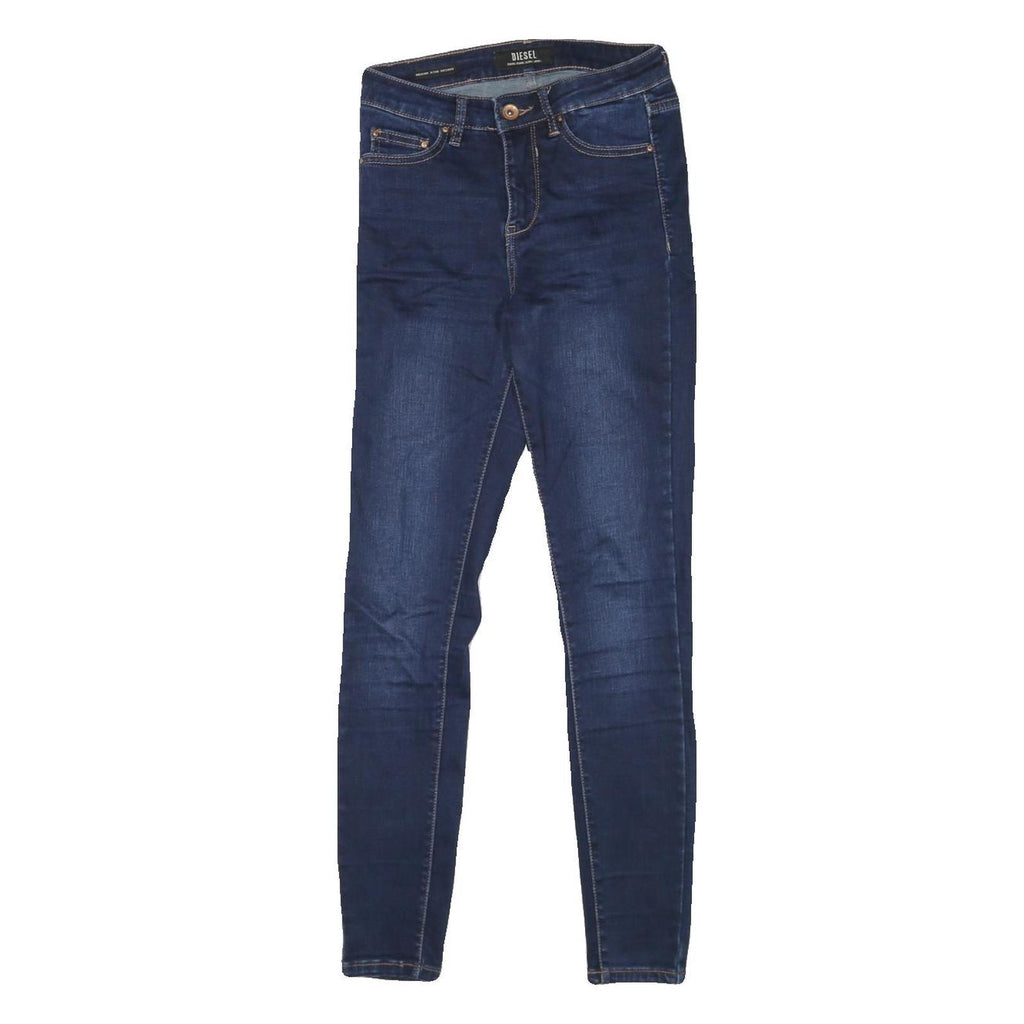 DIESEL Womens Blue Slim Skinny Denim Jeans W23 L27 Stretch Cotton Blend