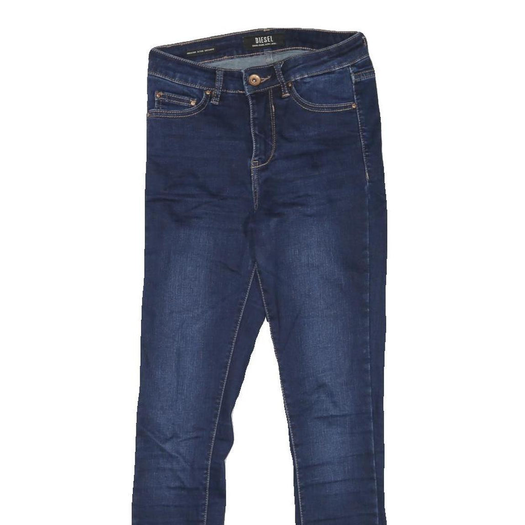 DIESEL Womens Blue Slim Skinny Denim Jeans W23 L27 Stretch Cotton Blend