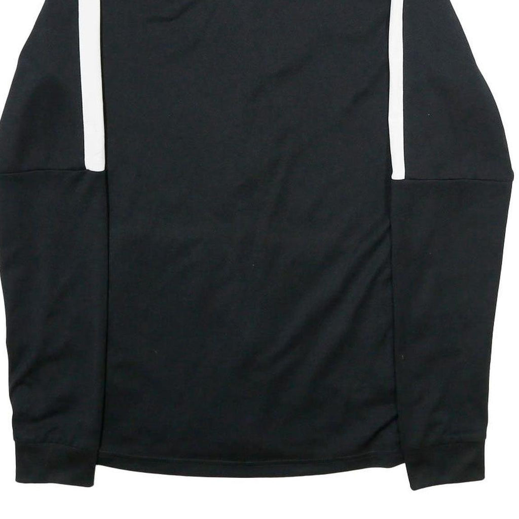 NIKE Mens Black & White Zip Up Jacket M Polyester Sportswear Track Top