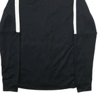 NIKE Mens Black & White Zip Up Jacket M Polyester Sportswear Track Top