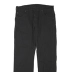 DICKIES Mens Regular Fit Cotton Blend Black Trousers W34 L30 Workwear Zip