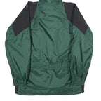 RED RIDGE Mens Green & Black Outdoor Nylon Zip Jacket L Water Resistant Hooded