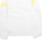 NIKE Mens White & Yellow Juventus 1/4 Zip Sweatshirt M Football Training Top