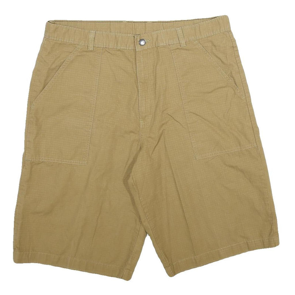 DICKIES Mens Shorts Beige Casual L W36 Cotton Workwear Relaxed Fit