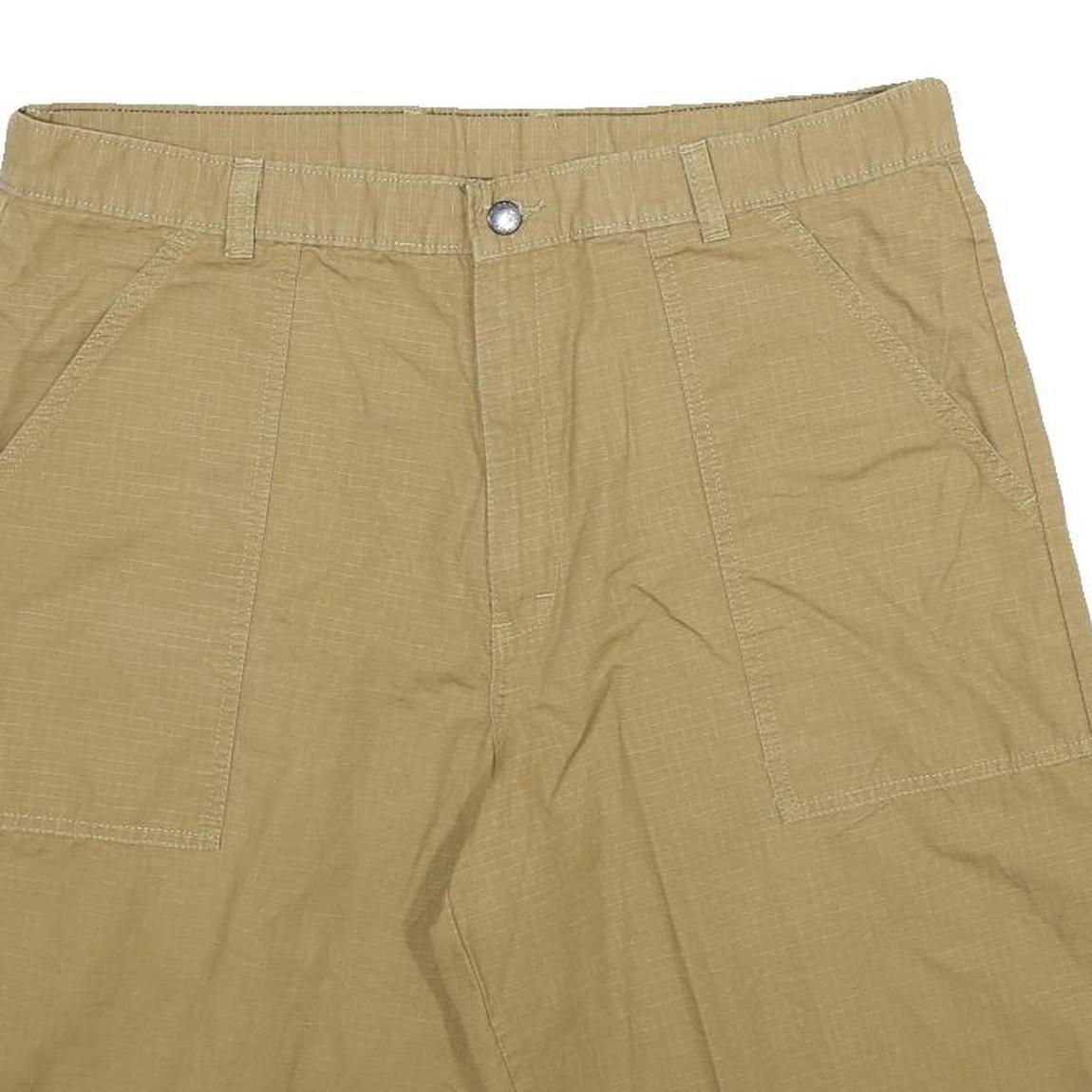 DICKIES Mens Shorts Beige Casual L W36 Cotton Workwear Relaxed Fit