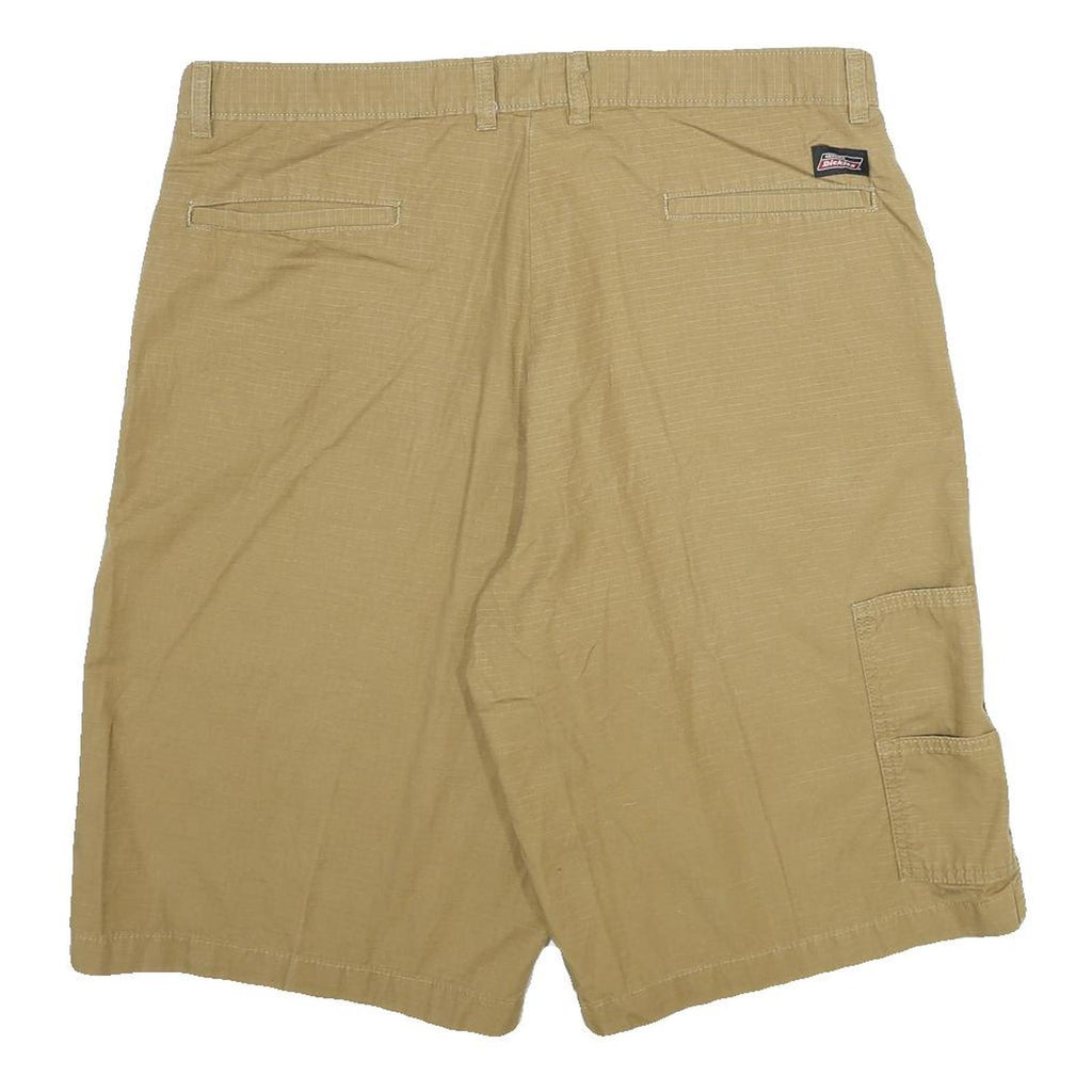 DICKIES Mens Shorts Beige Casual L W36 Cotton Workwear Relaxed Fit