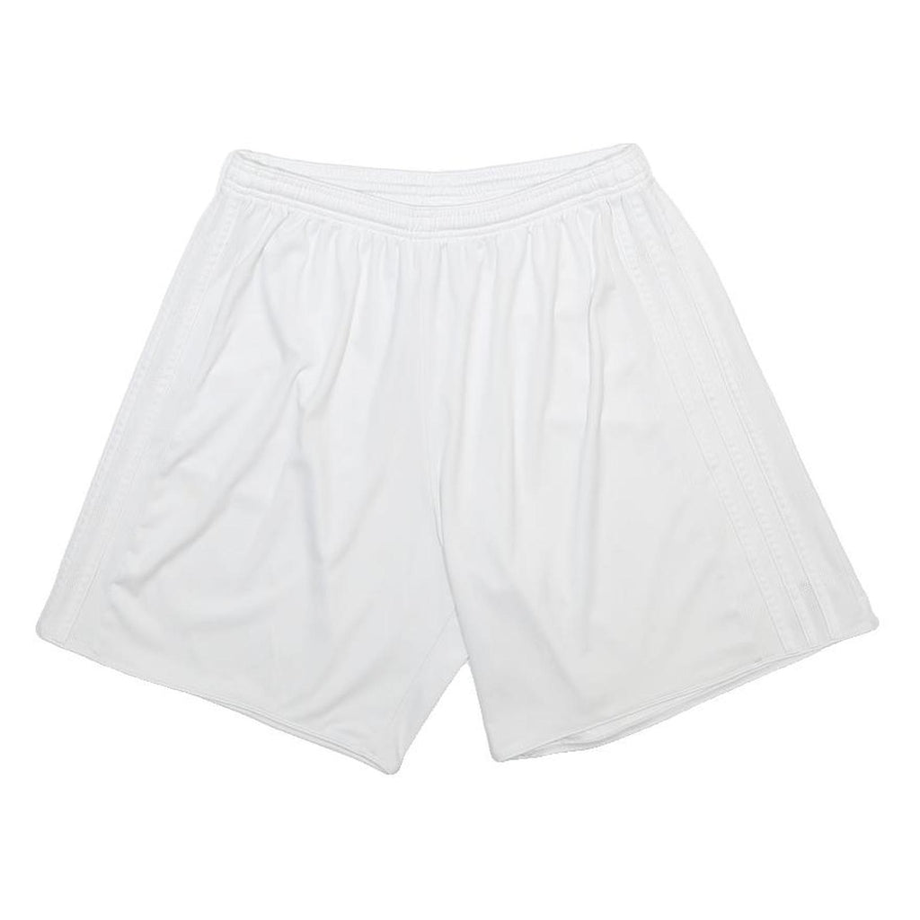 ADIDAS Mens White Casual Sports Shorts M W26 Lightweight Elastic Waist