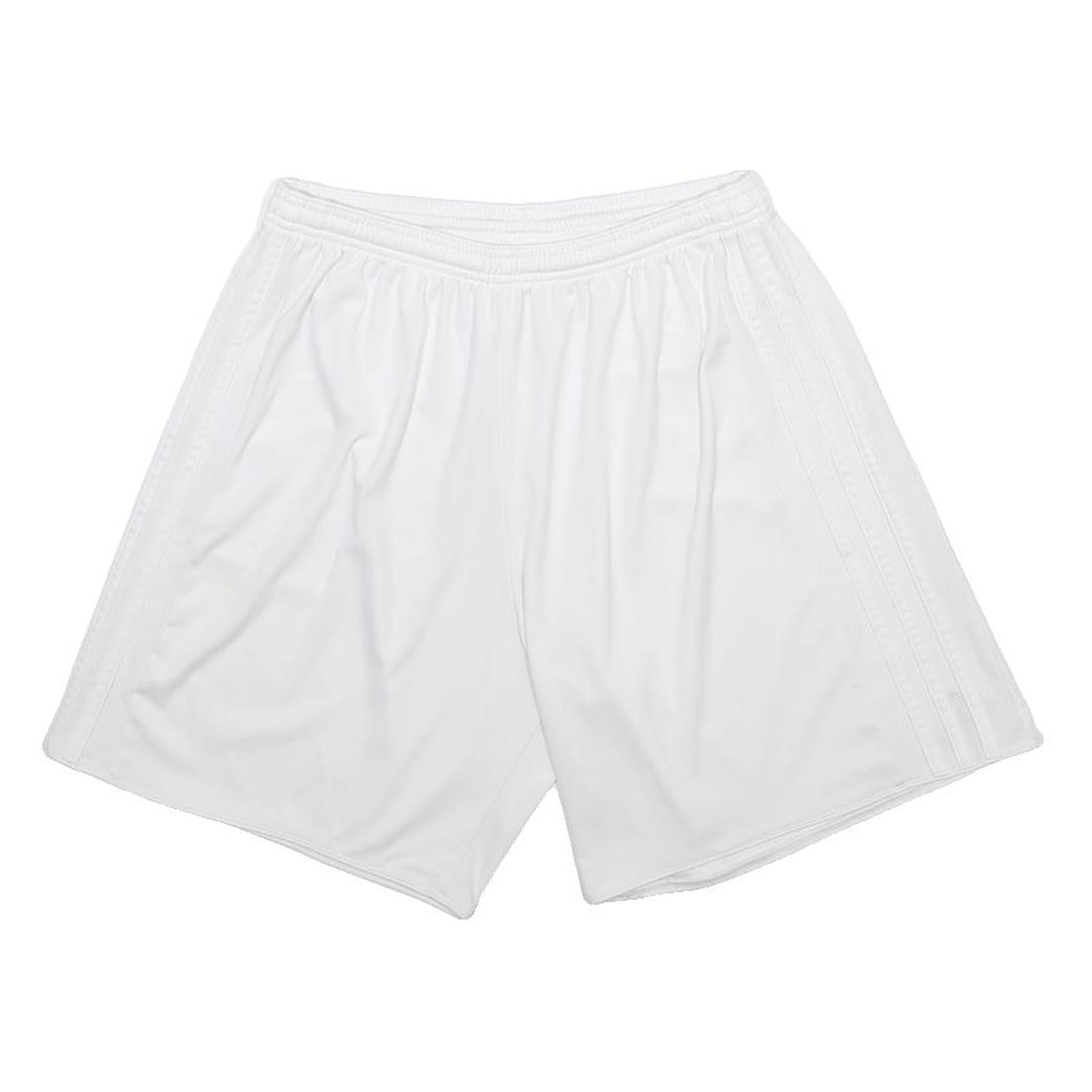 ADIDAS Mens White Casual Sports Shorts M W26 Lightweight Elastic Waist