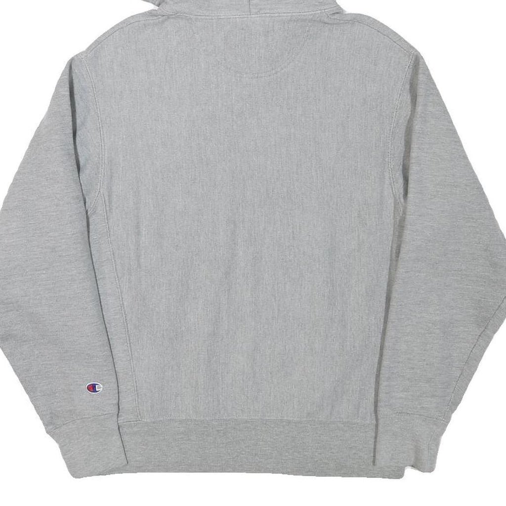 CHAMPION Mens Grey Randolph-Macon College Pullover Hoodie S Cotton Blend