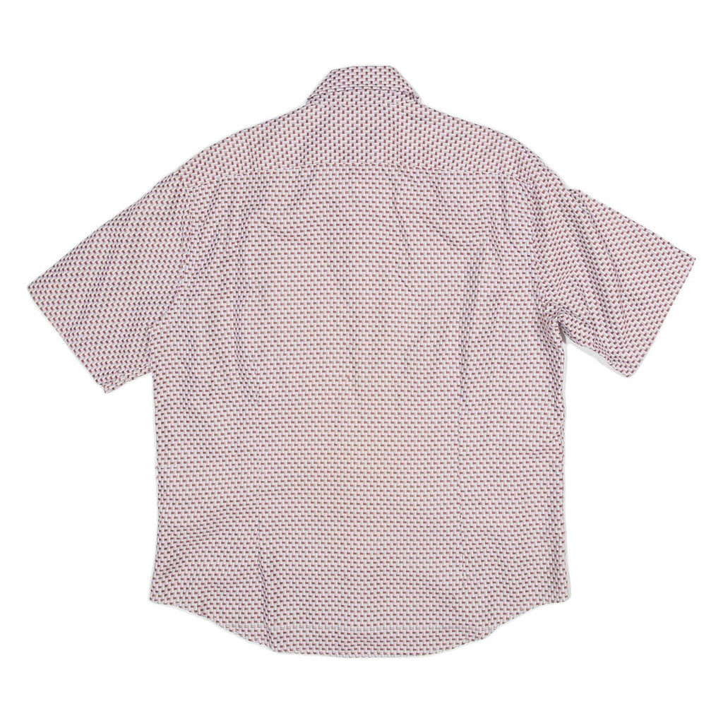 TED BAKER Mens Shirt Red Crazy Pattern M