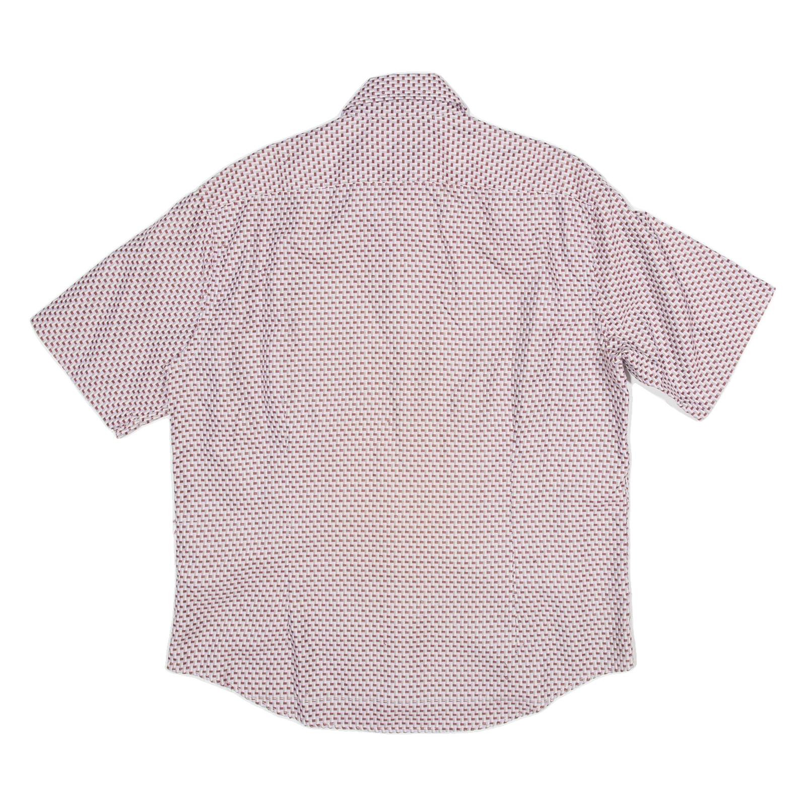 TED BAKER Mens Shirt Red Crazy Pattern M
