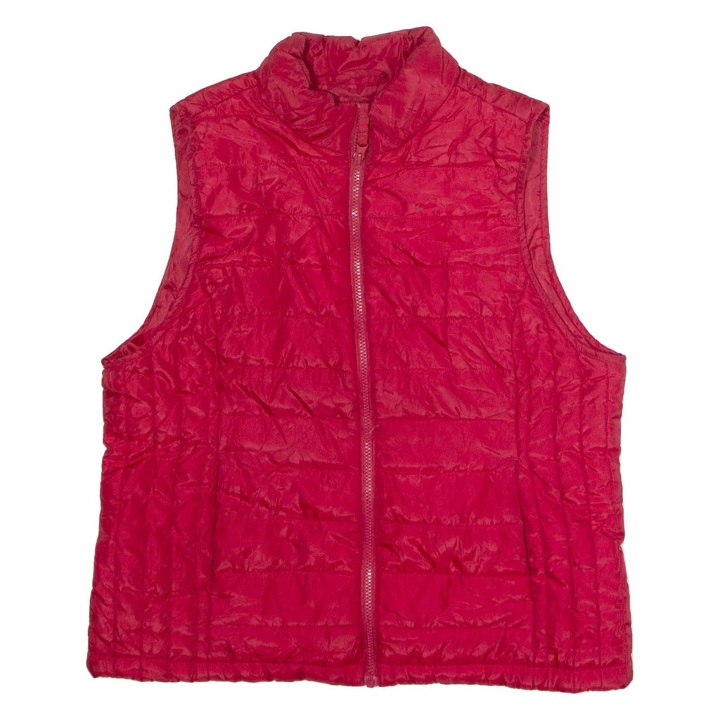 DIP Womens Puffer Gilet Red XL