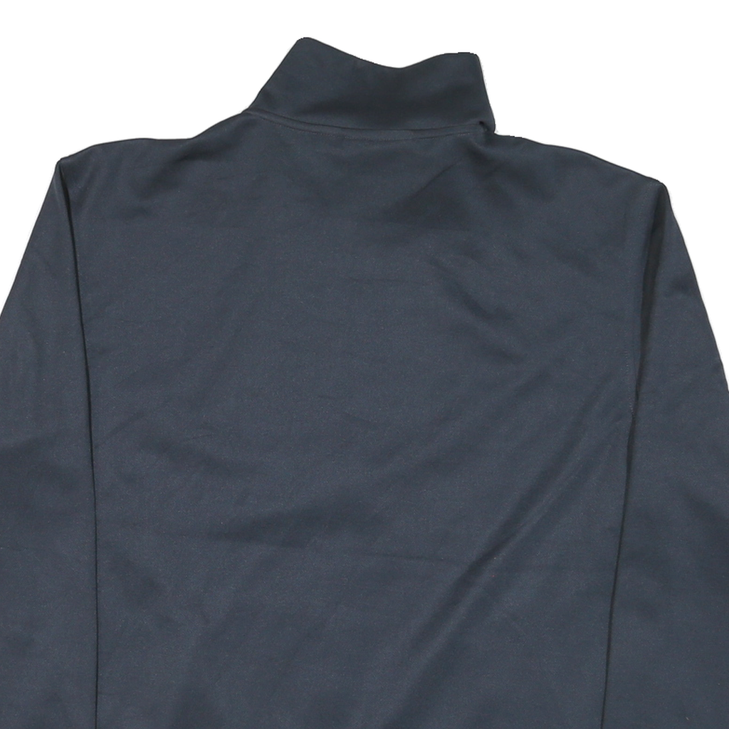 FILA Mens Black & Dark Blue Zip Up Jacket L Polyester Blend Sports Casual