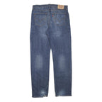 LEVI'S 751 Mens Blue Regular Straight Denim Medium W36 L34 Classic Faded Jeans
