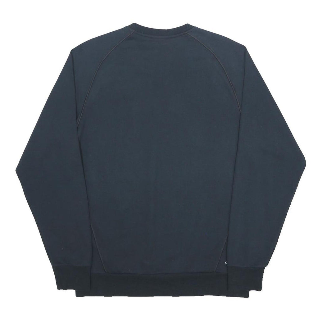 ADIDAS Mens Blue Crew Neck Sweatshirt M Cotton Sports Casual Pullover